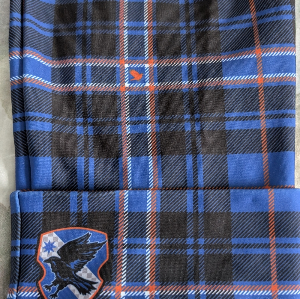 Rare: Harry Potter Ravenclaw Tartan Cuffed Pants | Blackmilk Size Small - Picture 6 of 9